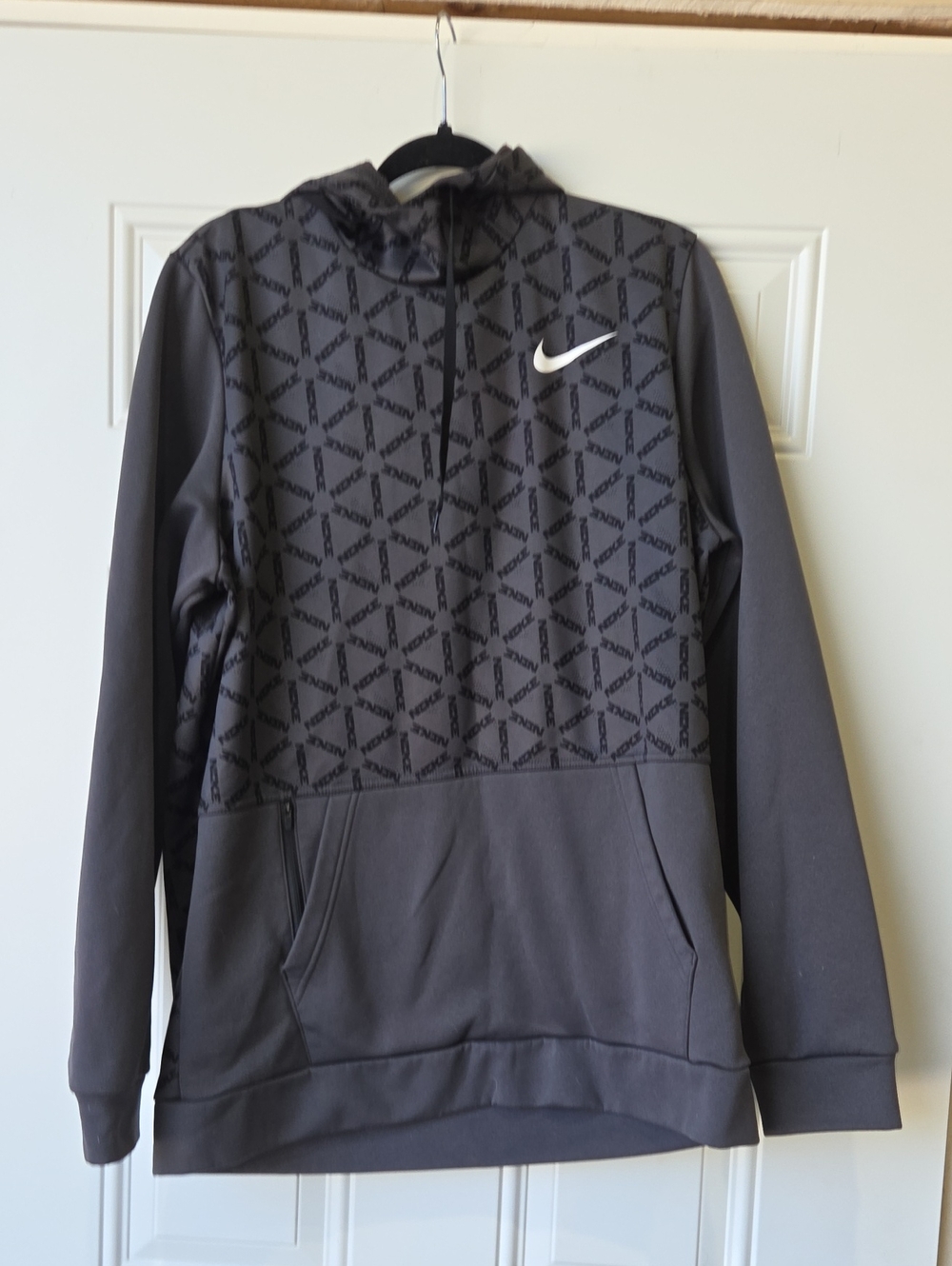 Nike Gray Black Performance Hoodie
